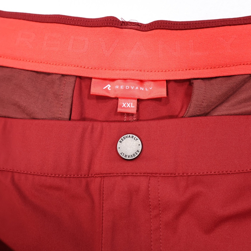 REDVANLY Mens XXL Red Bradley Pull On Performance Stretch Golf Trouser Pants - Picture 6 of 8
